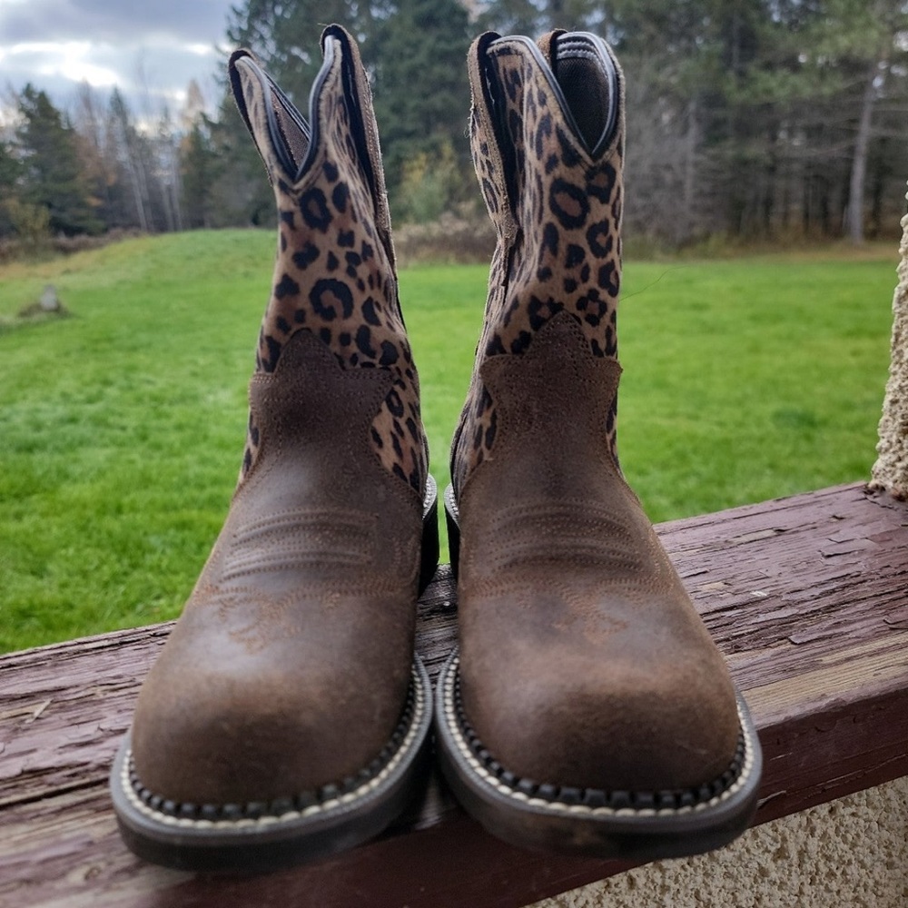 Ariat Fatbaby Boots Cheetah Leopard